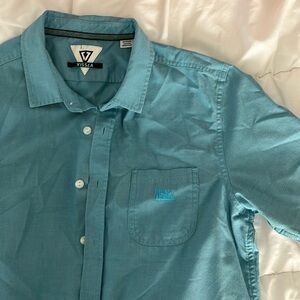 Boys vissla blue button-down size medium